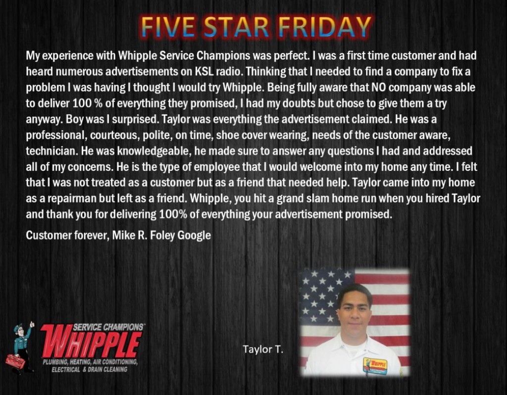 Five Star Friday 01-01-2016
