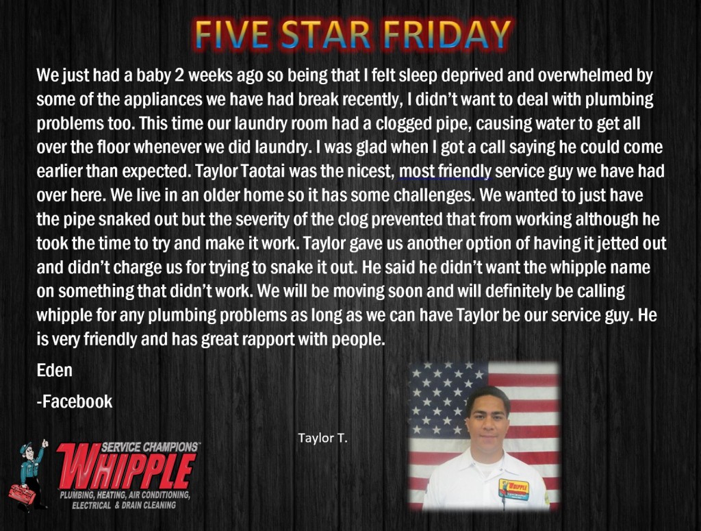 Five Star Friday 01-08-2016