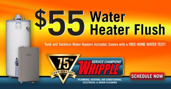 $55 Water Heater Flush